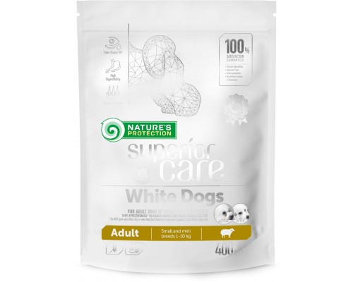 Сухий корм для собак Nature's Protection Superior Care White Dogs Adult Small and Mini Breeds 400 г (NPSC45662)