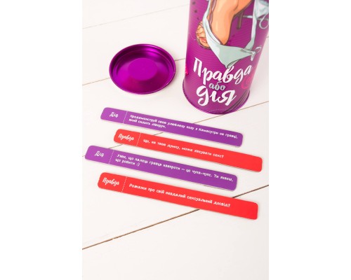Настільна гра 18+ Fun Games Shop Правда або Дія: для Пар, українська (FGS18)
