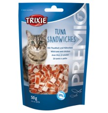 Ласощі для котів Trixie Premio Tuna Sandwiches тунець 50 г (4011905427317)