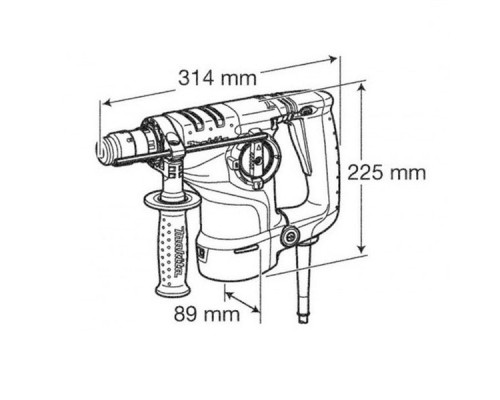 Перфоратор Makita HR3210C SDS-PLUS (HR3210C)