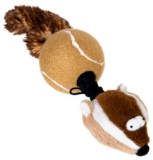 Іграшка для собак GiGwi Catch&fetch Барсук із двома пищалками 32 см (75075)