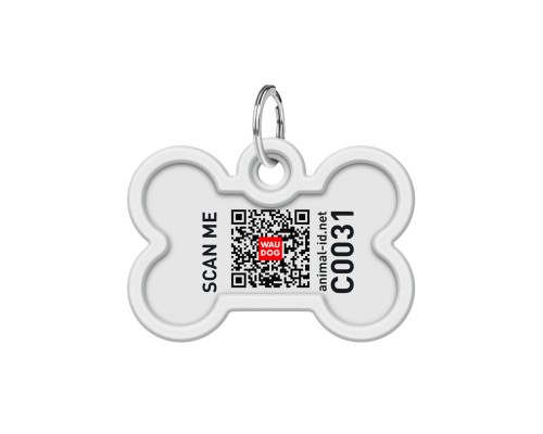 Адресник для тварин WAUDOG Smart ID з QR паспортом 