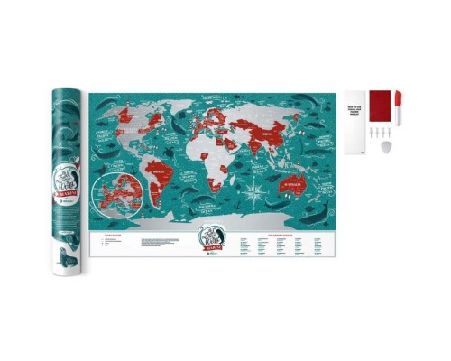 Скретч карта 1DEA.me Travel Map Marine World (13020)