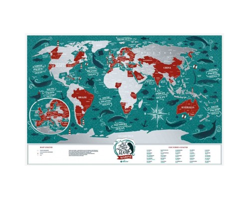 Скретч карта 1DEA.me Travel Map Marine World (13020)