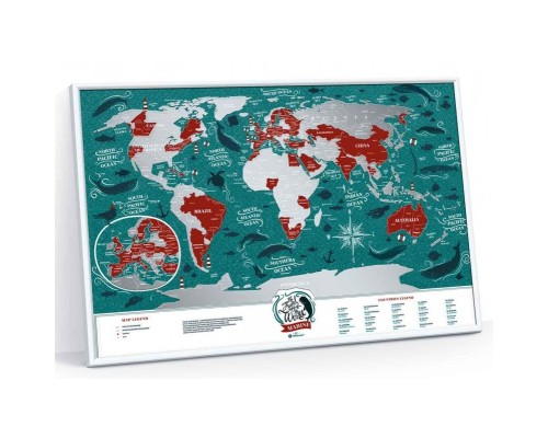 Скретч карта 1DEA.me Travel Map Marine World (13020)