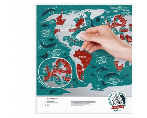 Скретч карта 1DEA.me Travel Map Marine World (13020)