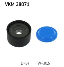 Ролик натягувача ременя SKF VKM 38071