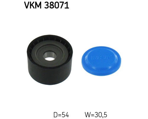 Ролик натягувача ременя SKF VKM 38071