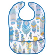 Слинявчик Canpol babies Wild Nature пластмасовий з кишенькою Бірюзовий (9/234_tur)