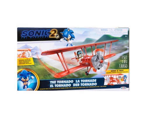 Ігровий набір Sonic the Hedgehog Сонік і Тейлз на біплані (412674)