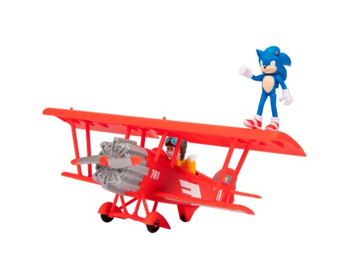 Ігровий набір Sonic the Hedgehog Сонік і Тейлз на біплані (412674)