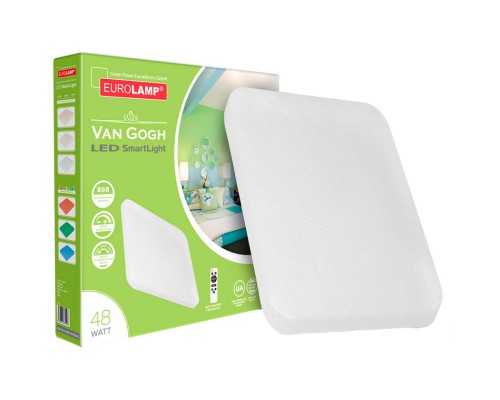 Світильник Eurolamp Van Gogh 48W 3000K 6500К RGB (LED-SLS-48W-N17(RGB))