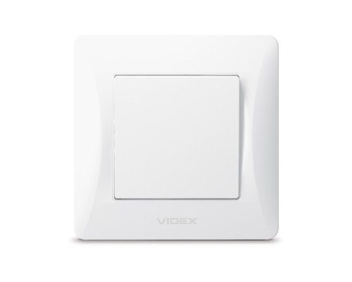 Вимикач Videx BINERA 1кл білий (VF-BNSW1-W)