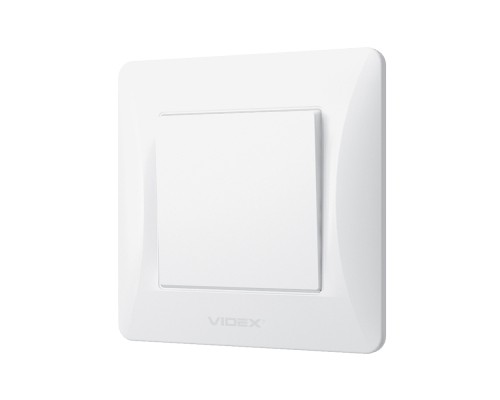 Вимикач Videx BINERA 1кл білий (VF-BNSW1-W)