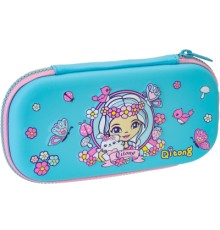 Пенал Cool For School 1 відділення з органайзером блакитний (QT-5634-Blue)
