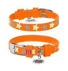 Нашийник для тварин WAUDOG Glamour з QR паспортом 