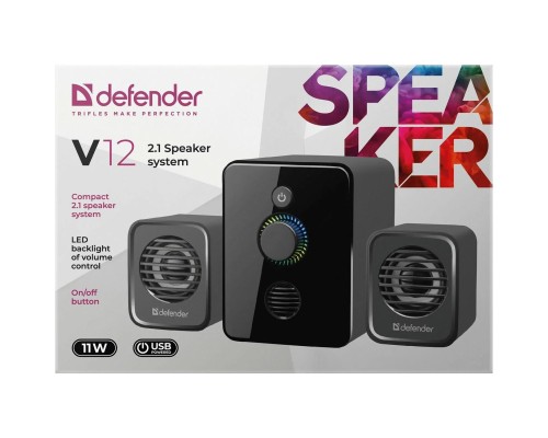 Акустична система Defender V12 USB Black (65212) 