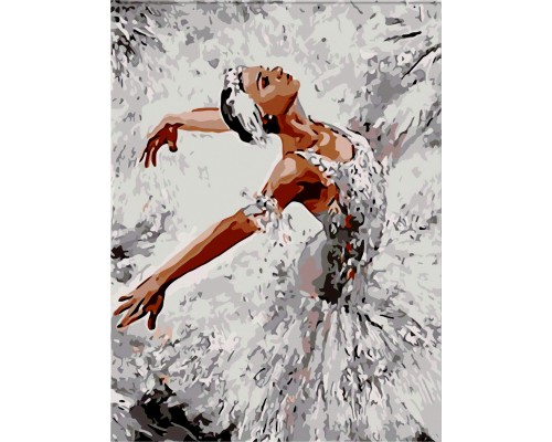 Картина по номерам ZiBi Лебедине озеро 40*50 см ART Line (ZB.64211)