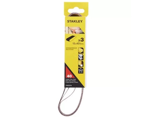 Наждачний папір Stanley стрічка FatMax, 451х13 мм, 3 шт (STA33376)