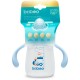 Поїльник-непроливайка Baboo із силіконовим носиком, 260 мл, 6+ міс (Transporti / блакитна) (8-121)