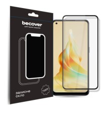 Скло захисне BeCover Oppo Reno8 T Black (709771)