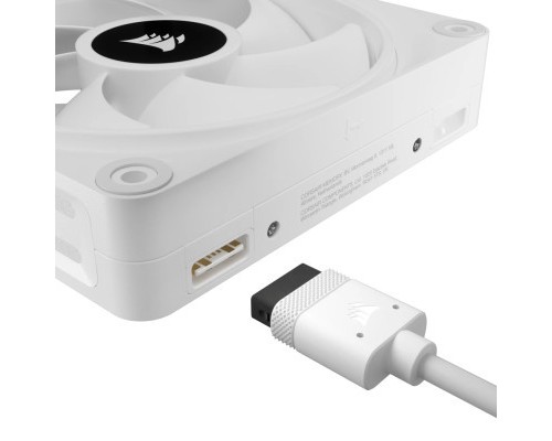 Кулер до корпусу Corsair iCUE Link QX120 RGB PWM White (CO-9051005-WW)