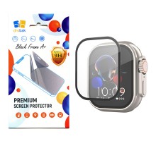 Скло захисне Drobak Apple Watch Ultra 2 49mm Black Frame A+ (323209)