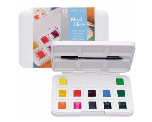 Акварельні фарби Royal Talens Van Gogh Pocket box Vibrant Colours 12 кольорів (8712079422820)