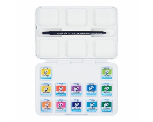 Акварельні фарби Royal Talens Van Gogh Pocket box Vibrant Colours 12 кольорів (8712079422820)