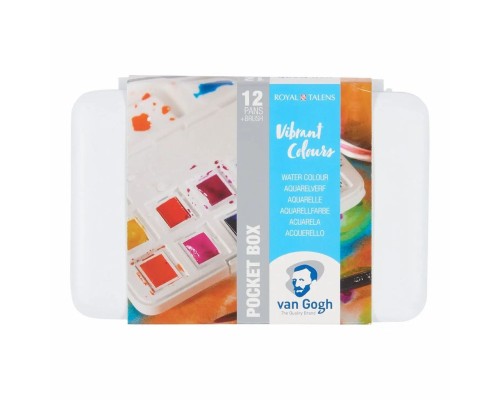 Акварельні фарби Royal Talens Van Gogh Pocket box Vibrant Colours 12 кольорів (8712079422820)