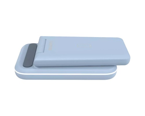 Зарядний пристрій Canyon WS-304 Foldable 3in1 Wireless charger Blue (CNS-WCS304BL)