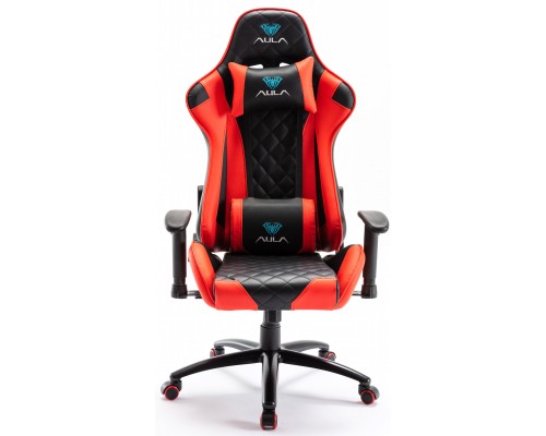 Крісло ігрове Aula F1029 Gaming Chair Black/Red (6948391286181)