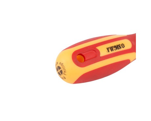 Викрутка Sigma діелектрична хрестова PH2x100мм 1000В CrV (4008161)