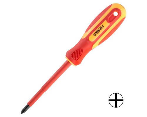 Викрутка Sigma діелектрична хрестова PH2x100мм 1000В CrV (4008161)