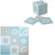 Дитячий килимок MoMi пазл Nebe 90 х 90 cм Blue (AKCE00031)