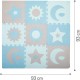 Дитячий килимок MoMi пазл Nebe 90 х 90 cм Blue (AKCE00031)