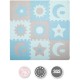 Дитячий килимок MoMi пазл Nebe 90 х 90 cм Blue (AKCE00031)