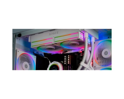 Кулер до корпусу ID-Cooling AF-127-ARGB-W TRIO