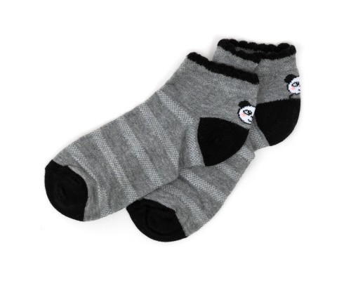 Шкарпетки дитячі BNM з пандою (M0C0201-0118-7G-darkgray)