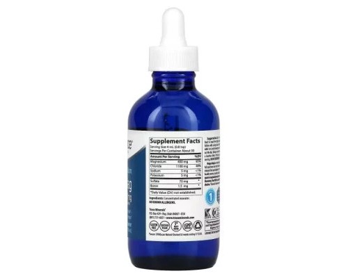 Мінерали Trace Minerals Магній з низьким вмістом натрію, 400 мг, Low Sodium Mega-Mag, 1 (TMR-00025)