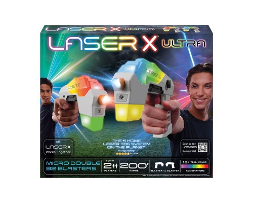 Іграшкова зброя Laser X набір для лазерних боїв - Ultra Micro для двох гравців (87551)