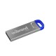 USB флеш накопичувач Wibrand 64GB Falcon Silver-Blue USB 2.0 (WI2.0/FA64U7U) 