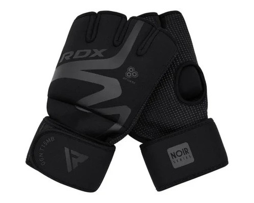 Бинти-рукавиці RDX T15 Noir Inner Matte Black XL (GGN-T15MB-XL)