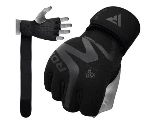 Бинти-рукавиці RDX T15 Noir Inner Matte Black XL (GGN-T15MB-XL)