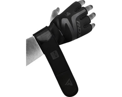 Бинти-рукавиці RDX T15 Noir Inner Matte Black XL (GGN-T15MB-XL)