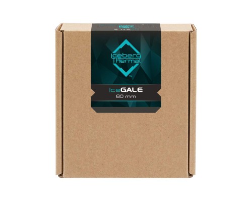 Кулер до корпусу Iceberg Group IceGALE 80mm Black (ICEGALE08-C0A)
