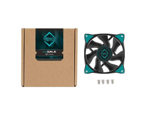 Кулер до корпусу Iceberg Group IceGALE 80mm Black (ICEGALE08-C0A)