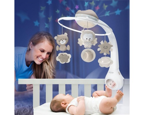 Мобіле Infantino 3 в 1 з проєктором Сірий (004915I)