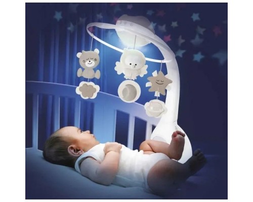 Мобіле Infantino 3 в 1 з проєктором Сірий (004915I)