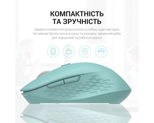 Мишка OfficePro M230M Silent Click Wireless/Bluetooth Mint (M230M)